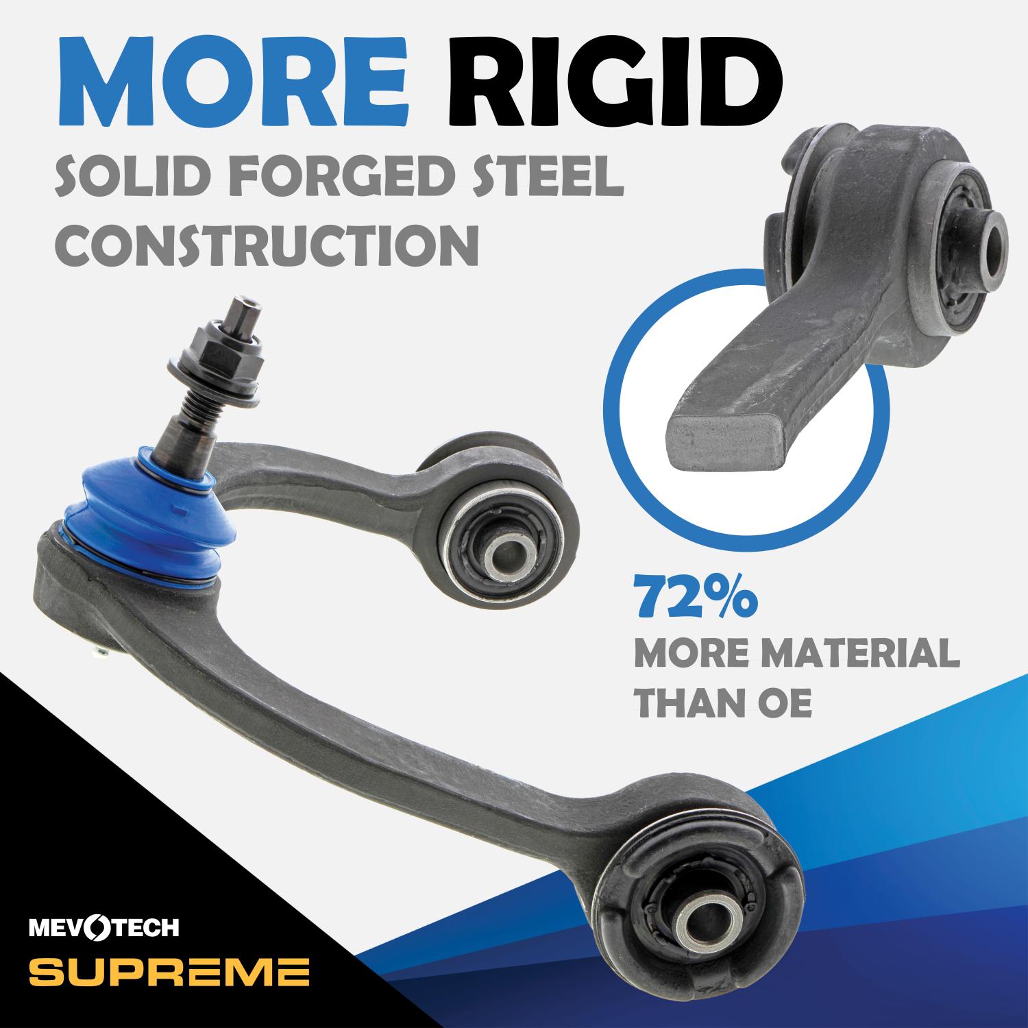 Mevotech CMK80306 - Suspension Control Arm and Ball Joint Assembly Mevotech CMK80306 Suspension Control Arm and Ball Joint Assembly product image 4 of 8