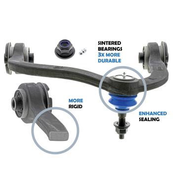 2011 Ford Expedition Suspension Control Arm and Ball Joint Assembly Front Right Upper Mevotech CMK80308 image 1 of 4