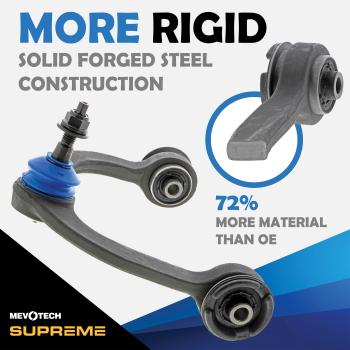 2011 Ford Expedition Suspension Control Arm and Ball Joint Assembly Front Right Upper Mevotech CMK80308 image 3 of 4