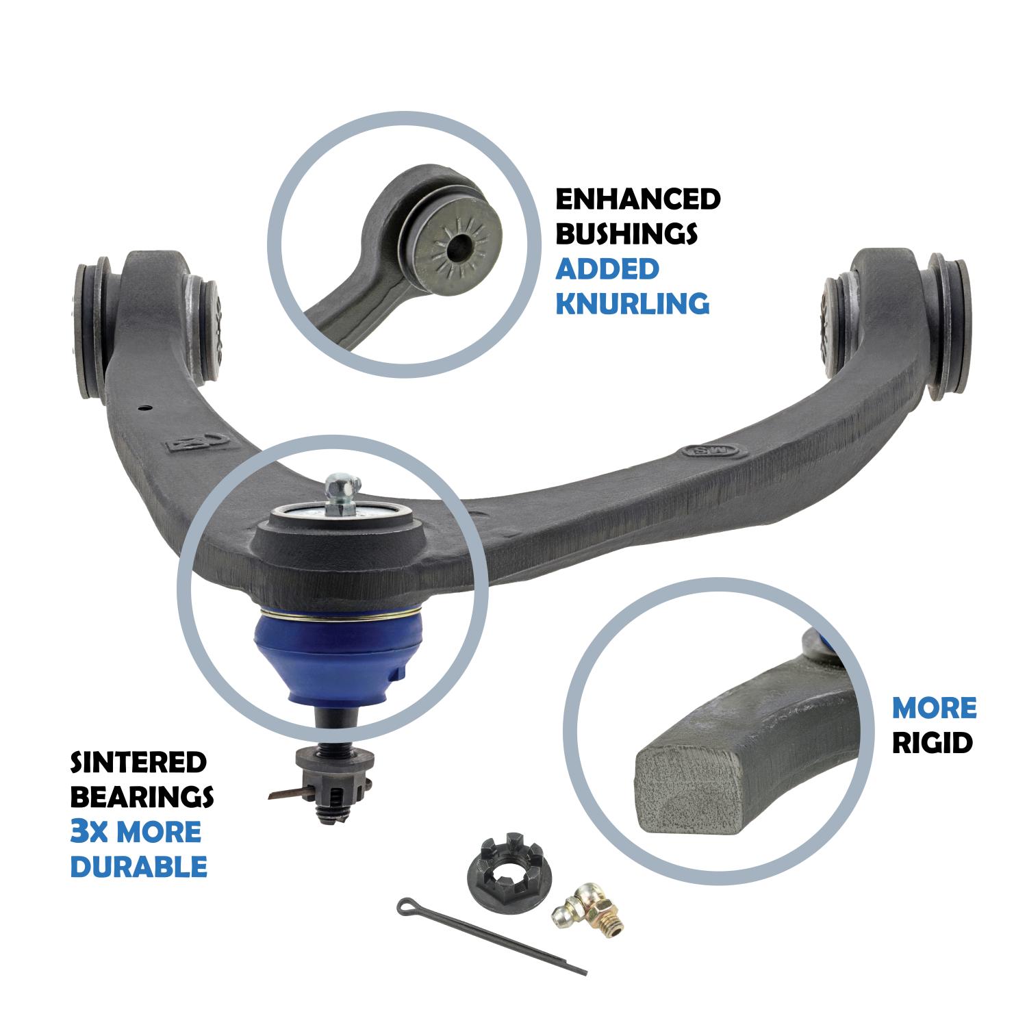 Mevotech CMK80670 - Suspension Control Arm and Ball Joint Assembly Mevotech CMK80670 Suspension Control Arm and Ball Joint Assembly product image 2 of 8