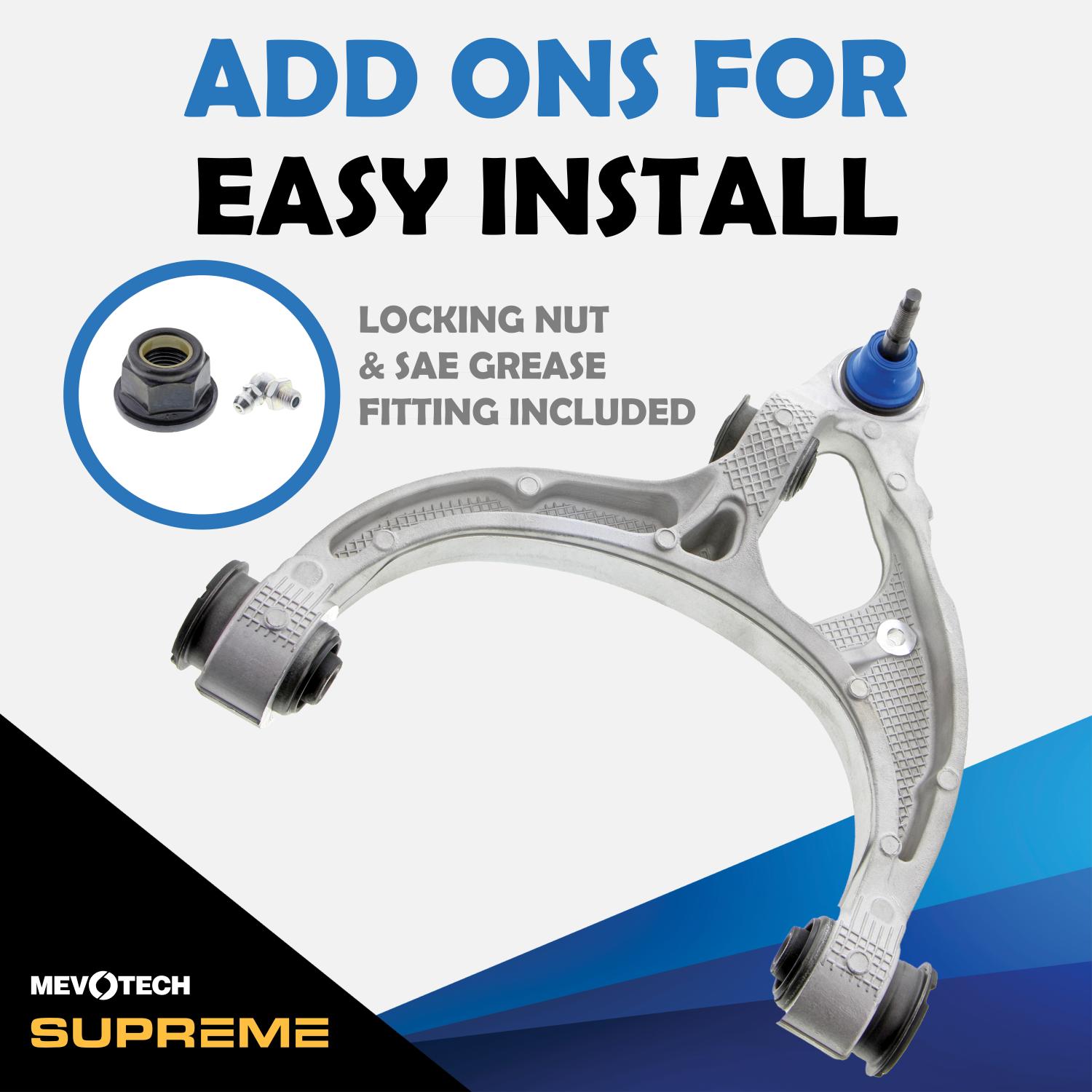 Mevotech CMS251269 - Suspension Control Arm and Ball Joint Assembly Mevotech CMS251269 Suspension Control Arm and Ball Joint Assembly product image 4 of 13