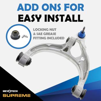 2024 Jeep Wagoneer L Suspension Control Arm and Ball Joint Assembly Front Left Lower Mevotech CMS251269 image 4 of 4
