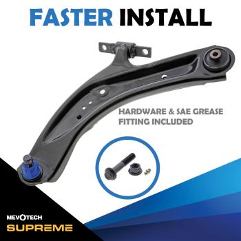 2016 Nissan Rogue Suspension Control Arm and Ball Joint Assembly Front Right Lower Mevotech CMS301168 image 4 of 4