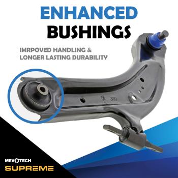 2016 Nissan Rogue Suspension Control Arm and Ball Joint Assembly Front Left Lower Mevotech CMS301169 image 2 of 4