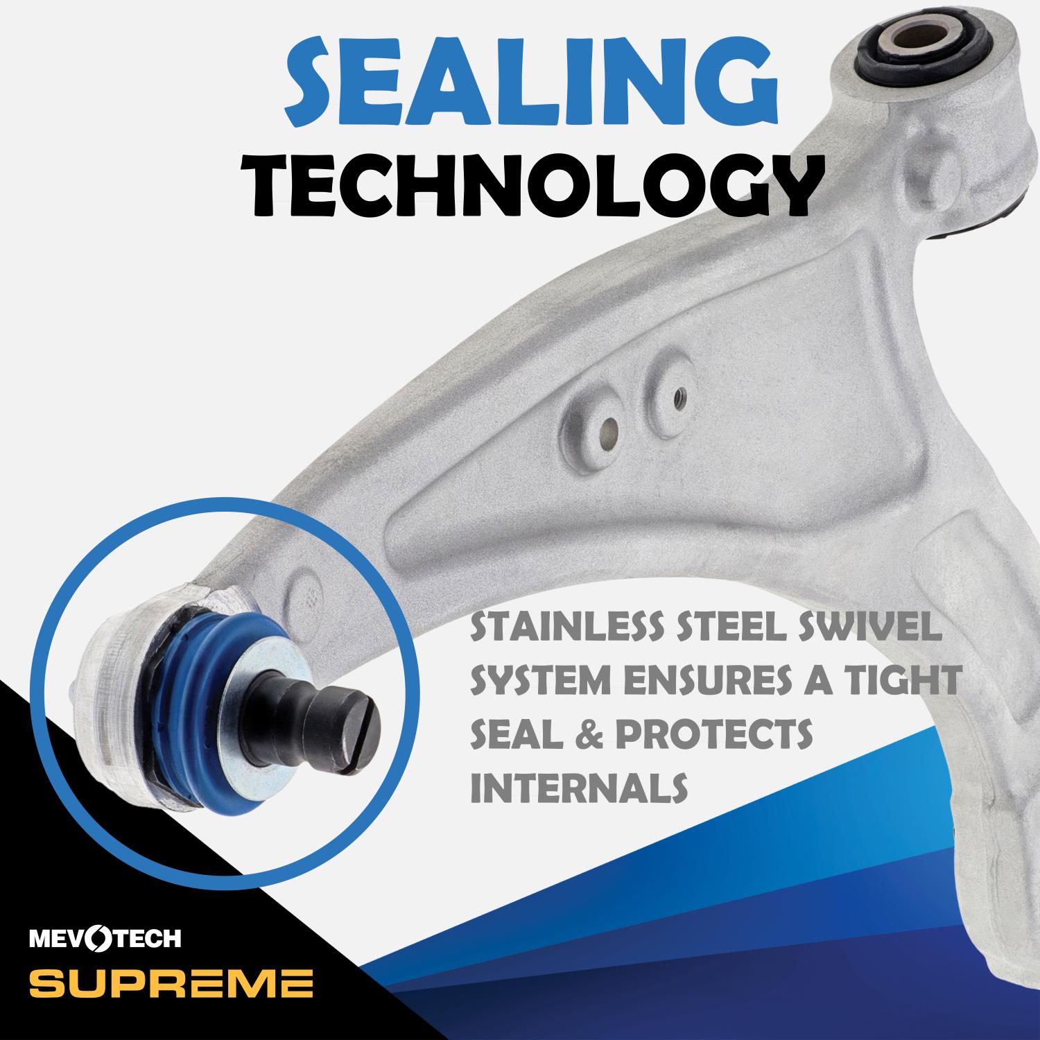 Mevotech CMS401280 - Suspension Control Arm and Ball Joint Assembly Mevotech CMS401280 Suspension Control Arm and Ball Joint Assembly product image 2 of 14
