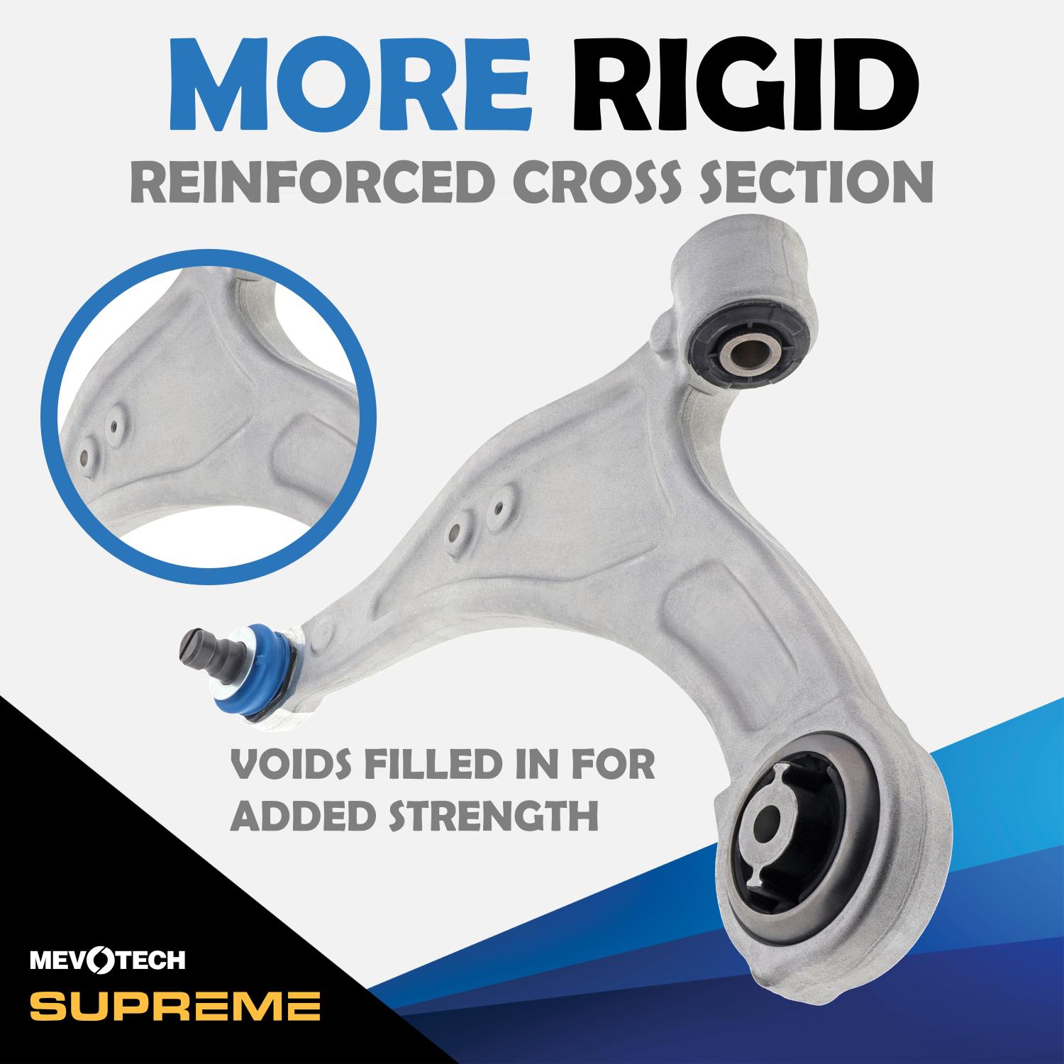 Mevotech CMS401280 - Suspension Control Arm and Ball Joint Assembly Mevotech CMS401280 Suspension Control Arm and Ball Joint Assembly product image 3 of 14