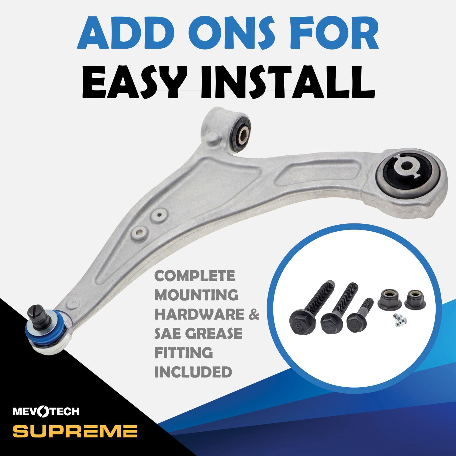 Mevotech CMS401280 - Suspension Control Arm and Ball Joint Assembly Mevotech CMS401280 Suspension Control Arm and Ball Joint Assembly product image 5 of 14