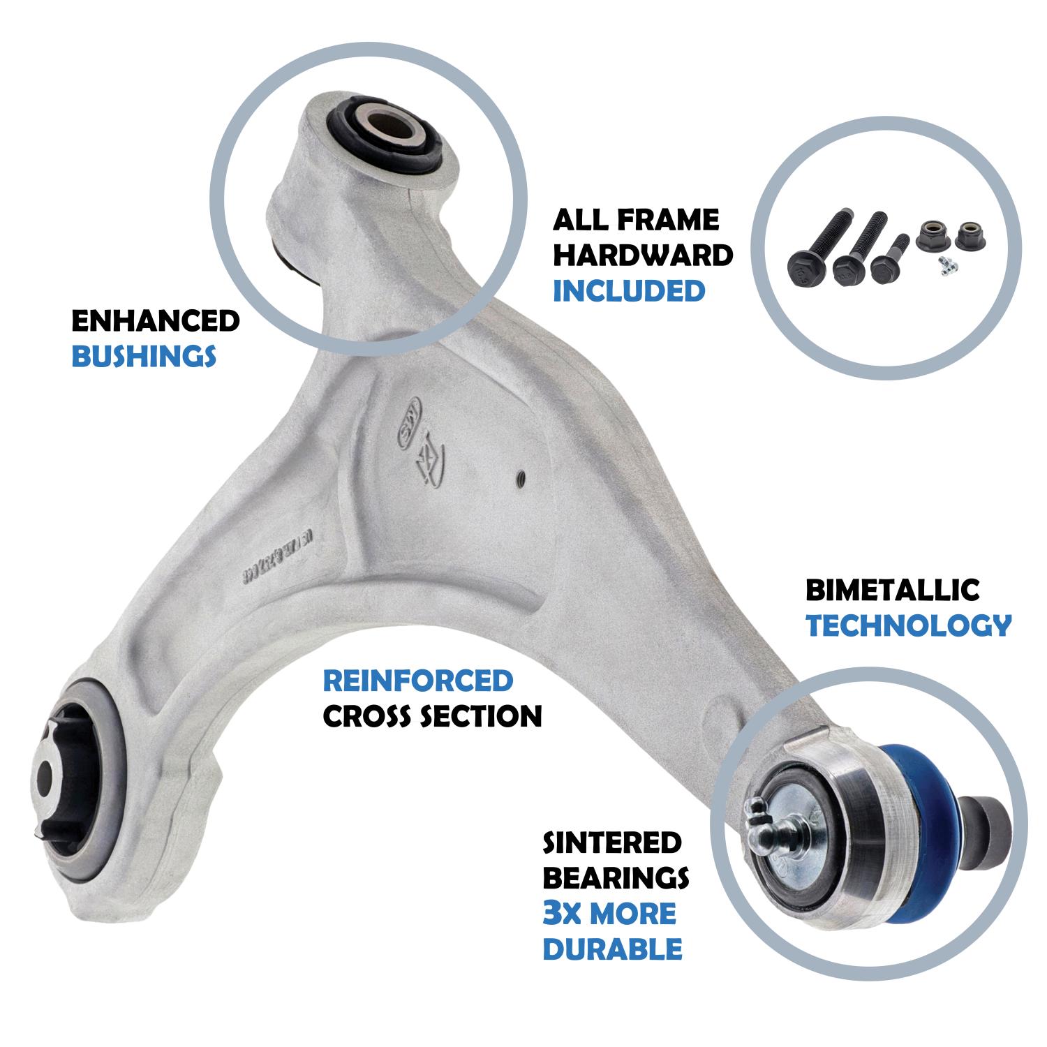 Mevotech CMS401280 - Suspension Control Arm and Ball Joint Assembly Mevotech CMS401280 Suspension Control Arm and Ball Joint Assembly product image 13 of 14