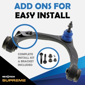 2024 Ford F-150 Lightning Suspension Control Arm and Ball Joint Assembly Front Left Upper Mevotech CMS401293 image 4 of 4
