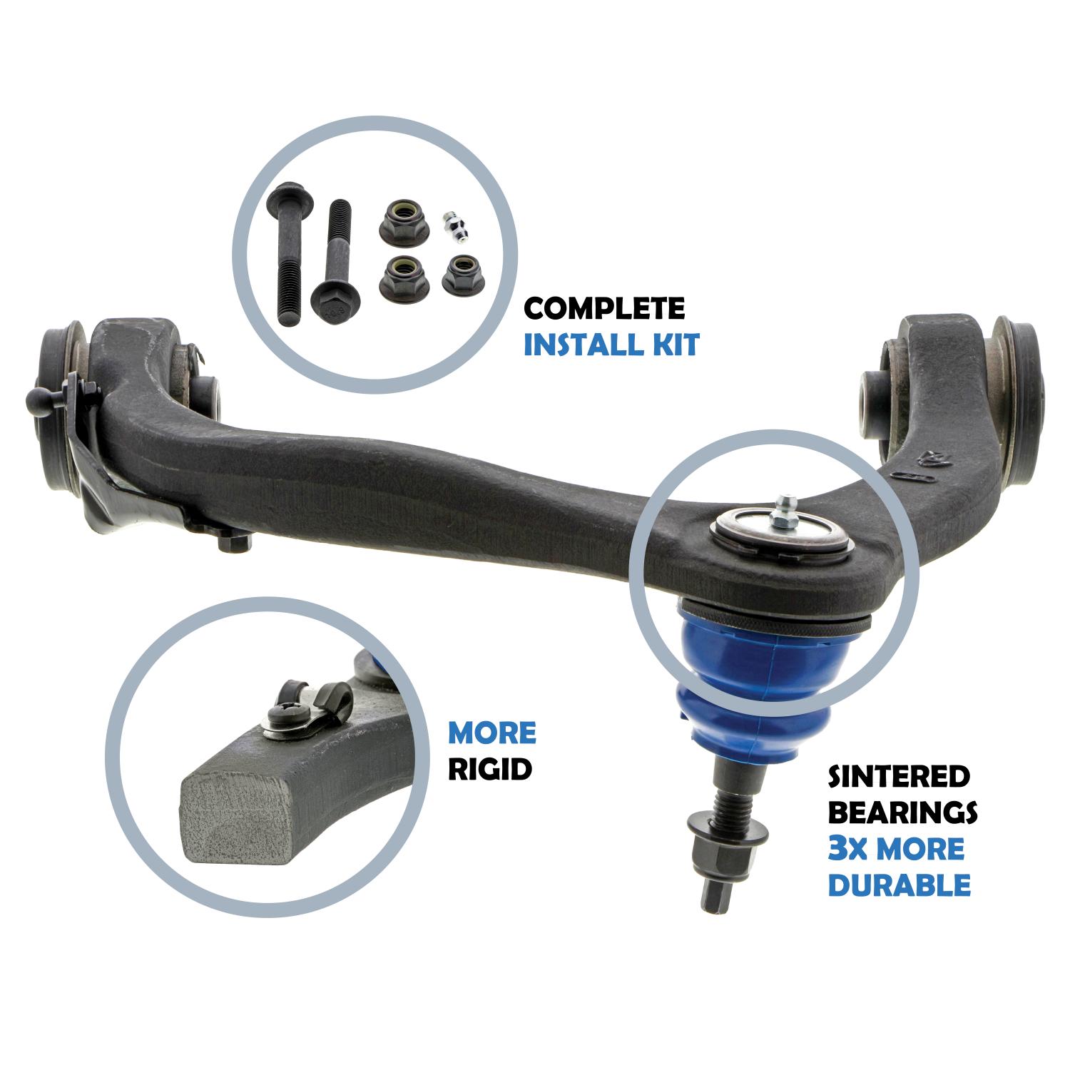 Mevotech CMS401293 - Suspension Control Arm and Ball Joint Assembly Mevotech CMS401293 Suspension Control Arm and Ball Joint Assembly product image 10 of 13