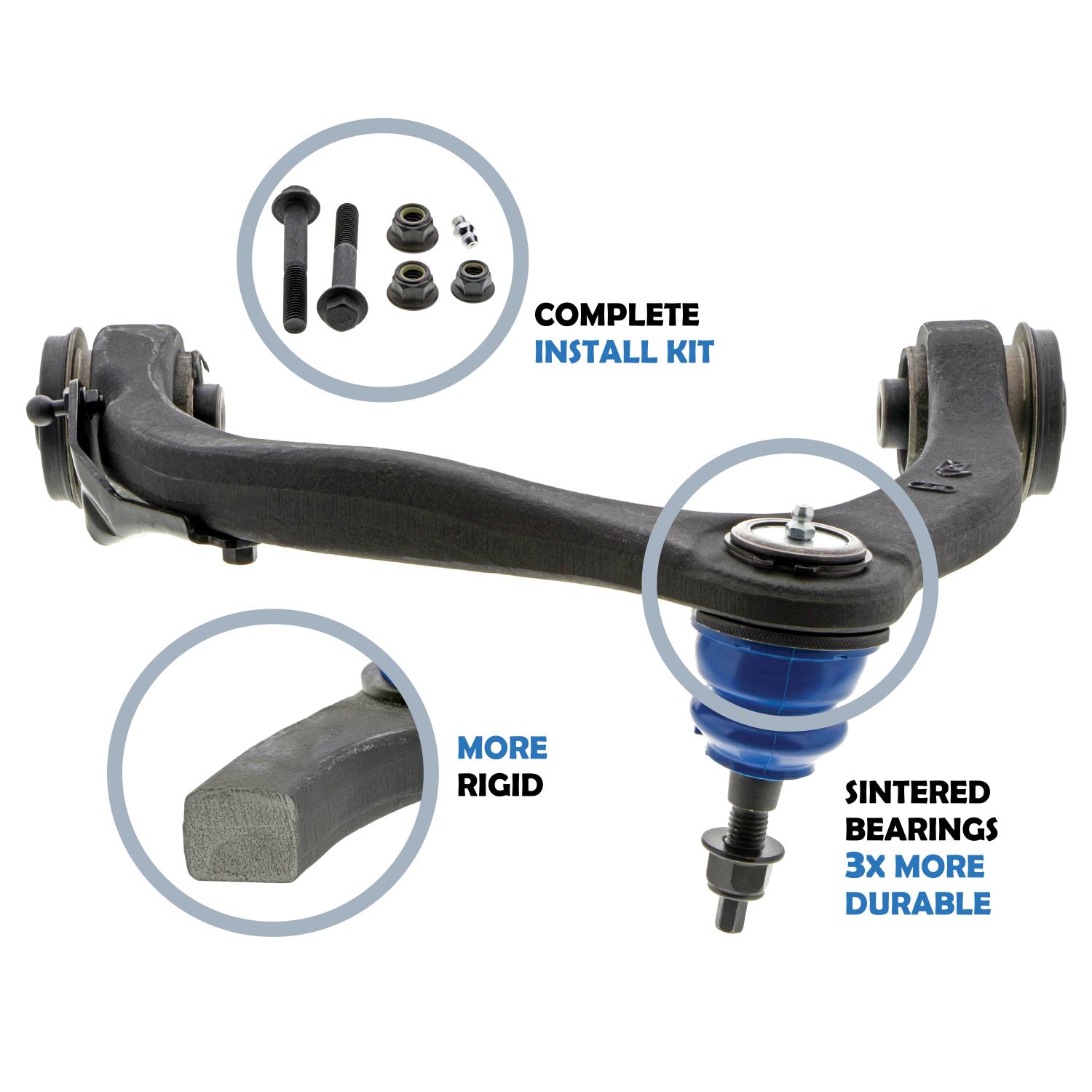 Mevotech CMS401293 - Suspension Control Arm and Ball Joint Assembly Mevotech CMS401293 Suspension Control Arm and Ball Joint Assembly product image 12 of 13