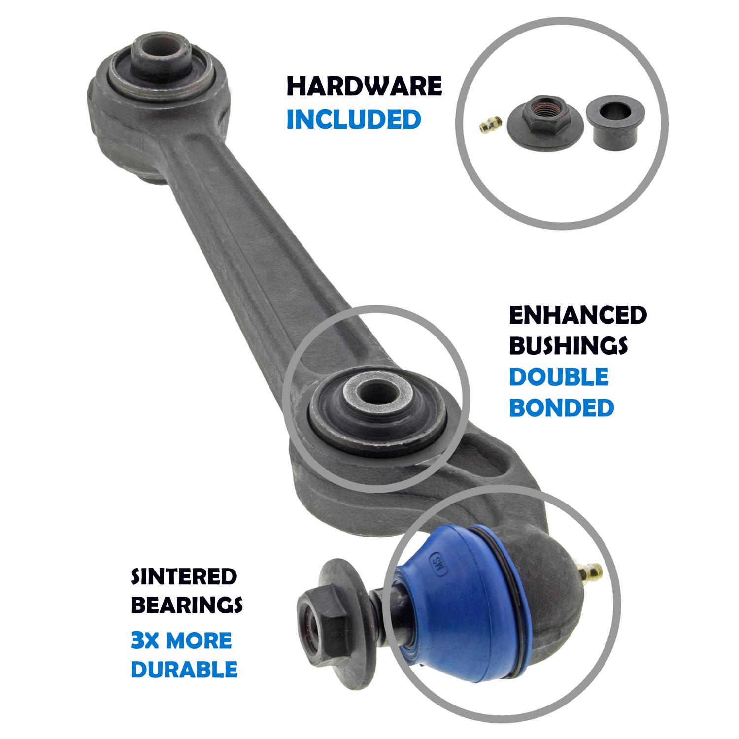 Mevotech CMS40181 Suspension Control Arm and Ball Joint Assembly product image 10 of 12