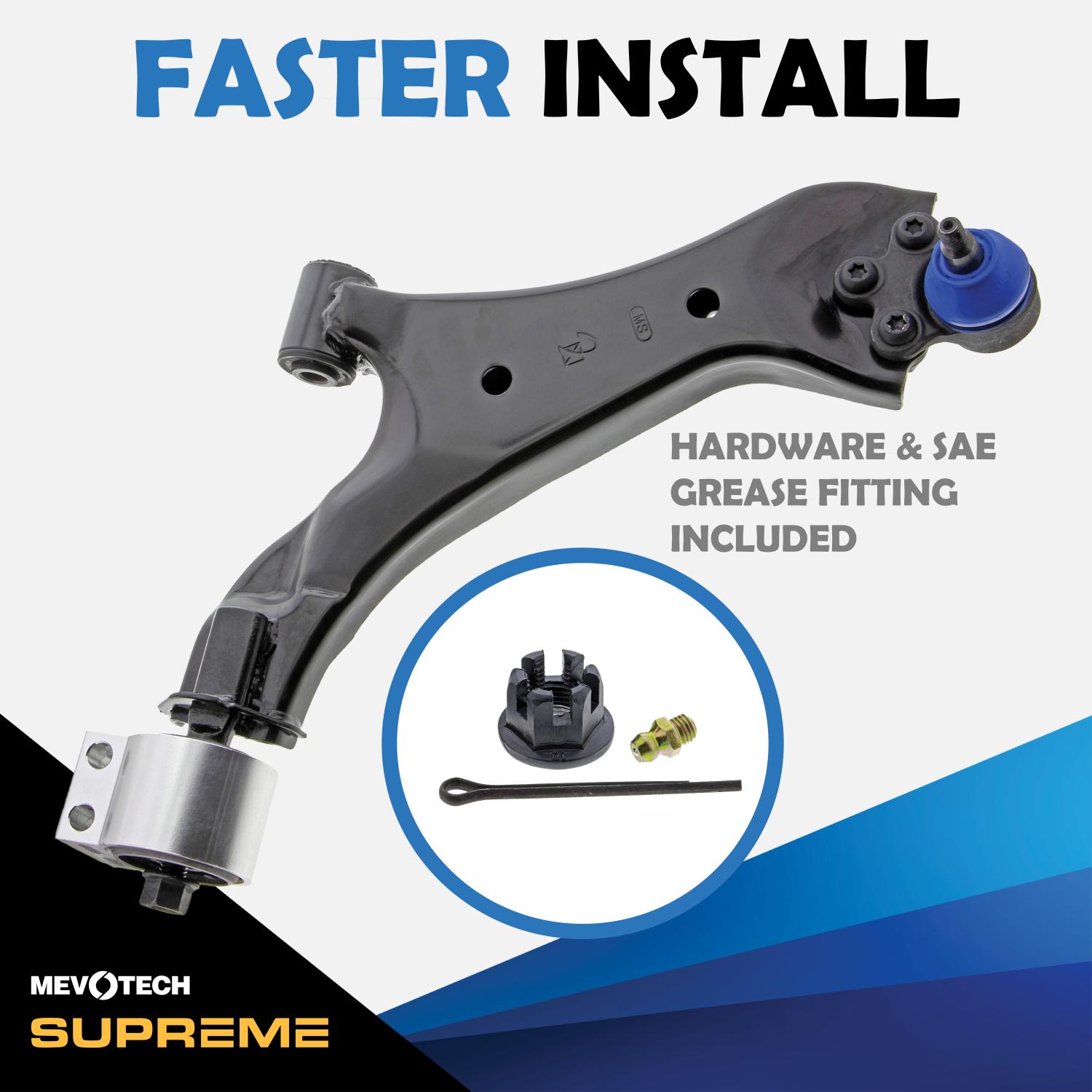 Mevotech CMS501118 - Suspension Control Arm and Ball Joint Assembly Mevotech CMS501118 Suspension Control Arm and Ball Joint Assembly product image 4 of 13