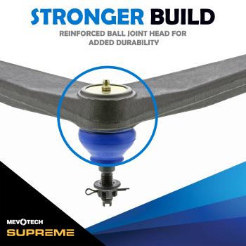 2012 Chevrolet Silverado 3500 HD Suspension Control Arm and Ball Joint Assembly Front Upper Mevotech CMS501195 image 3 of 4