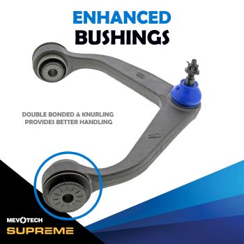 2012 Chevrolet Silverado 3500 HD Suspension Control Arm and Ball Joint Assembly Front Upper Mevotech CMS501195 image 4 of 4