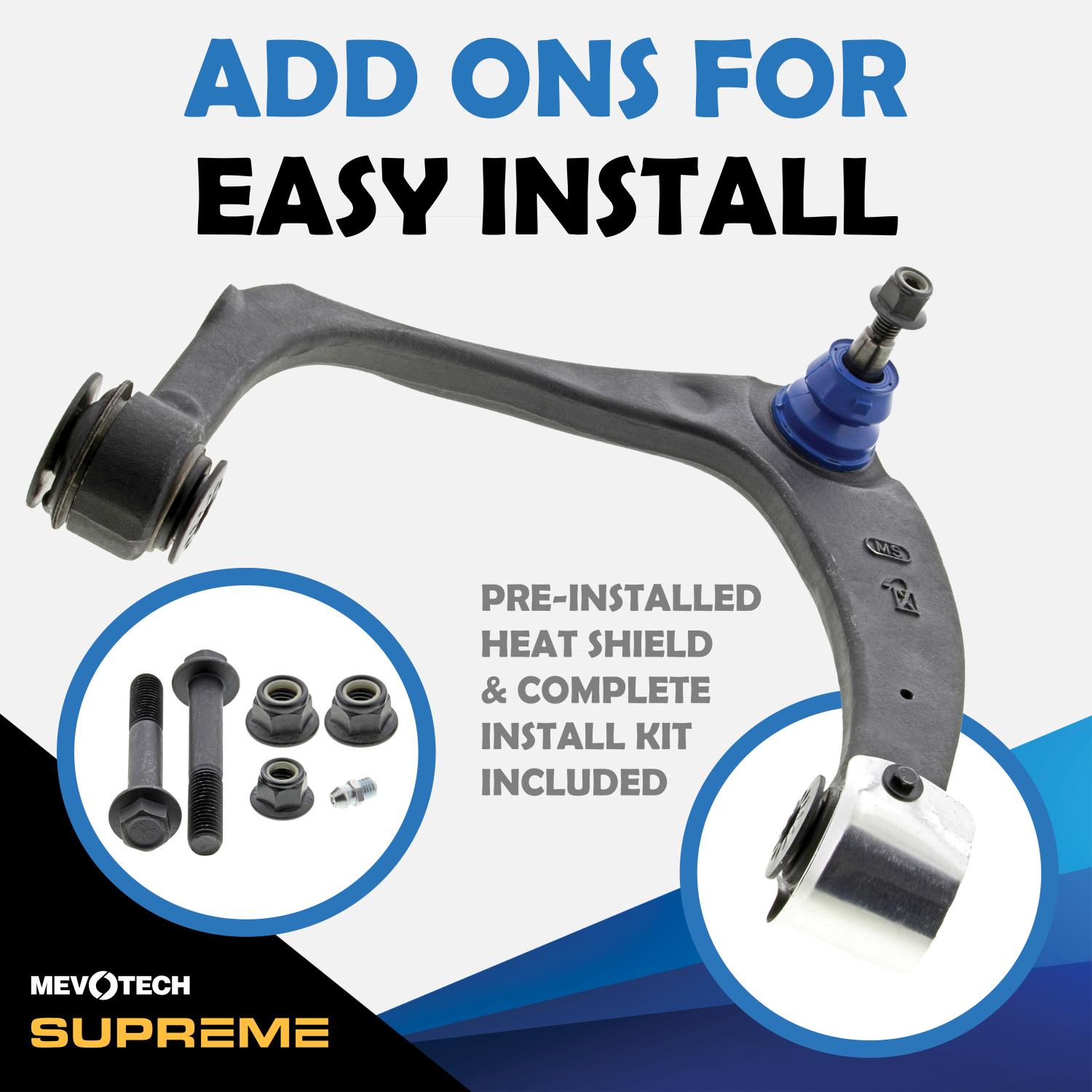 Mevotech CMS501337 Suspension Control Arm and Ball Joint Assembly product image 5 of 14
