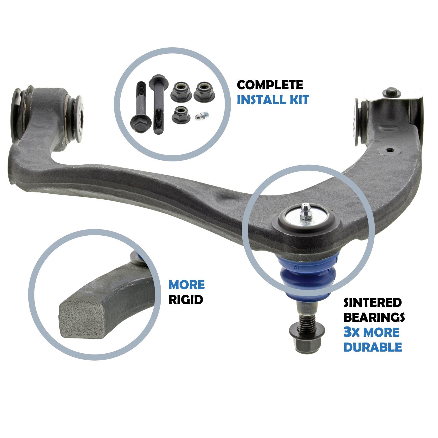 Mevotech CMS501337 Suspension Control Arm and Ball Joint Assembly product image 13 of 14