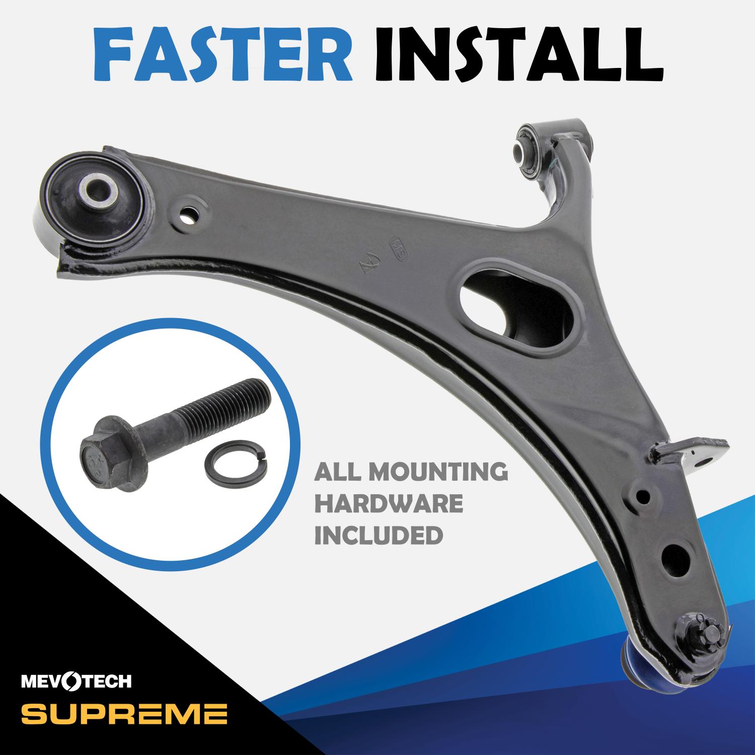 Mevotech CMS801114 - Suspension Control Arm and Ball Joint Assembly Mevotech CMS801114 Suspension Control Arm and Ball Joint Assembly product image 4 of 13