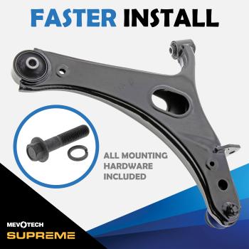 2013 Subaru Legacy Suspension Control Arm and Ball Joint Assembly Front Left Lower Mevotech CMS801114 image 4 of 4
