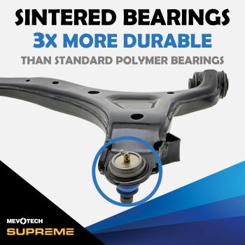 2013 Kia Sorento Suspension Control Arm and Ball Joint Assembly Front Right Lower Mevotech CMS90153 image 3 of 4