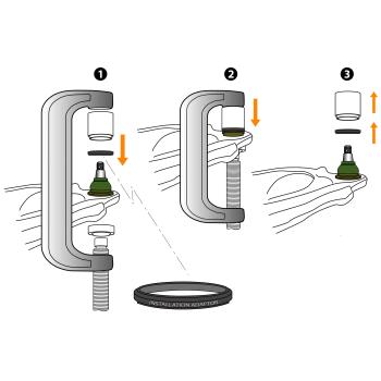 Mevotech TXK500007 Suspension Ball Joint product image 6 of 6