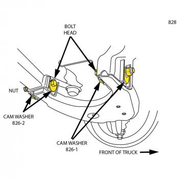 2011 Lexus GX460 Alignment Caster / Camber Kit Front Moog K100129 image 1 of 3