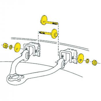 2000 GMC Yukon Alignment Caster / Camber Kit Front Upper Moog K6302 image 1 of 2