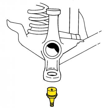 2003 Jeep Grand Cherokee Suspension Ball Joint Front Lower Moog K7429 image 1 of 2