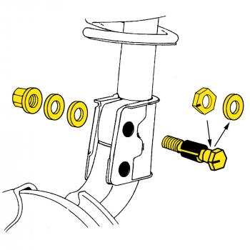 2021 Ford Edge Alignment Camber Kit Front Moog K7436 image 1 of 2