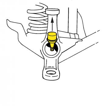 2008 Dodge Ram 1500 Suspension Ball Joint Front Upper Moog K7448 image 1 of 2