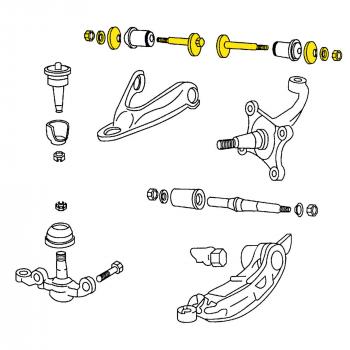 1972 Plymouth Fury II Alignment Caster / Camber Kit