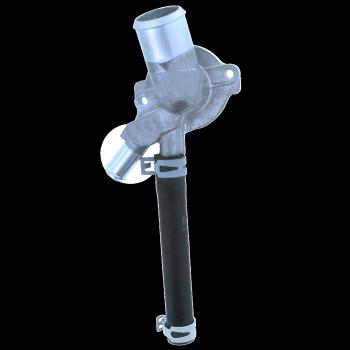 2000 Oldsmobile Intrigue Engine Coolant Thermostat Housing Assembly MotoRad 1050180 image 4 of 4