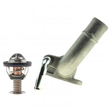 1981 Oldsmobile Delta 88 Engine Coolant Thermostat Housing Assembly MotoRad 3021KTFS image 3 of 4
