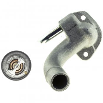 1981 Oldsmobile Delta 88 Engine Coolant Thermostat Housing Assembly MotoRad 3021KTFS image 4 of 4