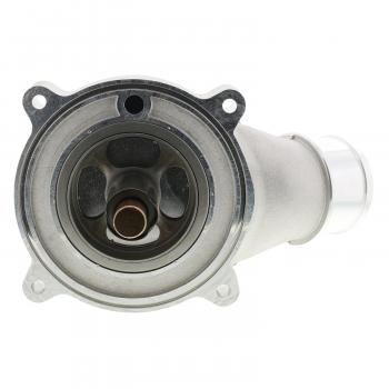 2012 Freightliner M2 112 Engine Coolant Thermostat Housing Assembly MotoRad 407378 image 3 of 4