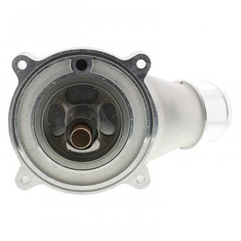 2012 Freightliner M2 112 Engine Coolant Thermostat Housing Assembly MotoRad 407489 image 3 of 4