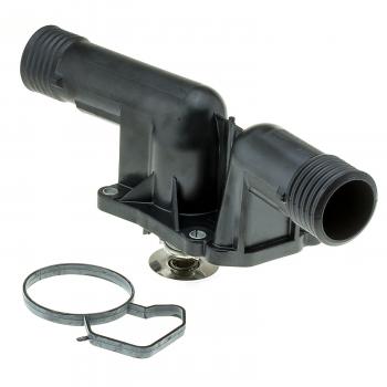 1999 BMW Z3 Engine Coolant Thermostat Housing Assembly MotoRad 469203 image 1 of 4