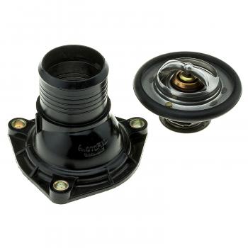 2002 Lincoln LS Engine Coolant Thermostat Housing Assembly MotoRad 473185 image 1 of 4
