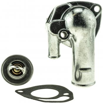 1990 Jeep Comanche Engine Coolant Thermostat Housing Assembly MotoRad 4802KT image 4 of 4