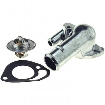 1990 Jeep Comanche Engine Coolant Thermostat Housing Assembly MotoRad 4802KTFS image 1 of 4