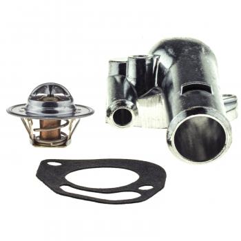 1990 Jeep Comanche Engine Coolant Thermostat Housing Assembly MotoRad 4802KTFS image 3 of 4