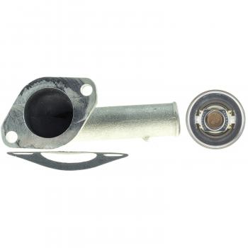 1992 Pontiac Firebird Engine Coolant Thermostat Housing Assembly MotoRad 4811KTFS image 2 of 4