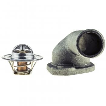 1992 Pontiac Firebird Engine Coolant Thermostat Housing Assembly MotoRad 4811KTFS image 3 of 4