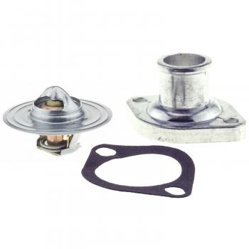1977 Dodge B200 Engine Coolant Thermostat Housing Assembly MotoRad 4830KTFS image 1 of 4