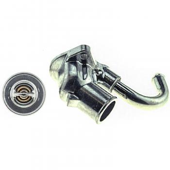 1982 Oldsmobile Cutlass Calais Engine Coolant Thermostat Housing Assembly MotoRad 4841KTFS image 4 of 4