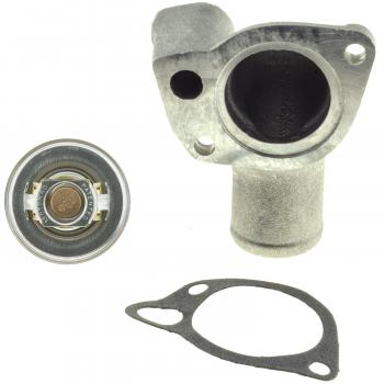 1977 Ford E-100 Econoline Engine Coolant Thermostat Housing Assembly MotoRad 4886KTFS image 2 of 4