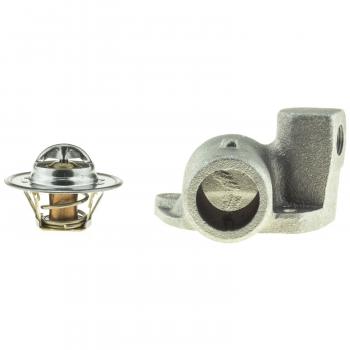 1977 Ford E-100 Econoline Engine Coolant Thermostat Housing Assembly MotoRad 4886KTFS image 3 of 4