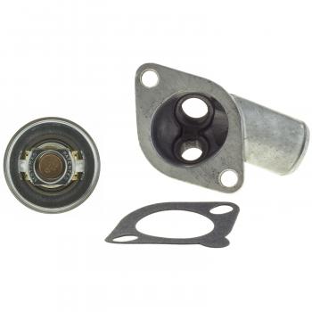 1992 Pontiac Firebird Engine Coolant Thermostat Housing Assembly MotoRad 4899KTFS image 2 of 4