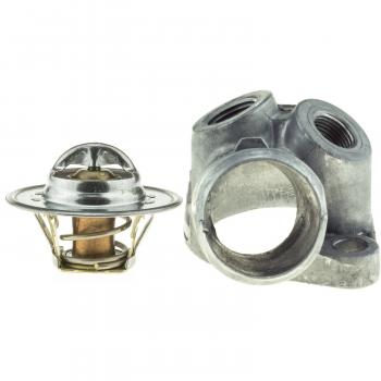 1992 Pontiac Firebird Engine Coolant Thermostat Housing Assembly MotoRad 4899KTFS image 3 of 4