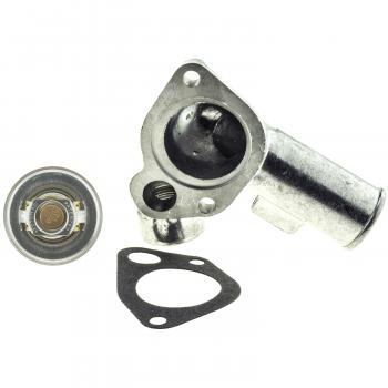 1990 Ford E-150 Econoline Engine Coolant Thermostat Housing Assembly MotoRad 4976KTFS image 2 of 4